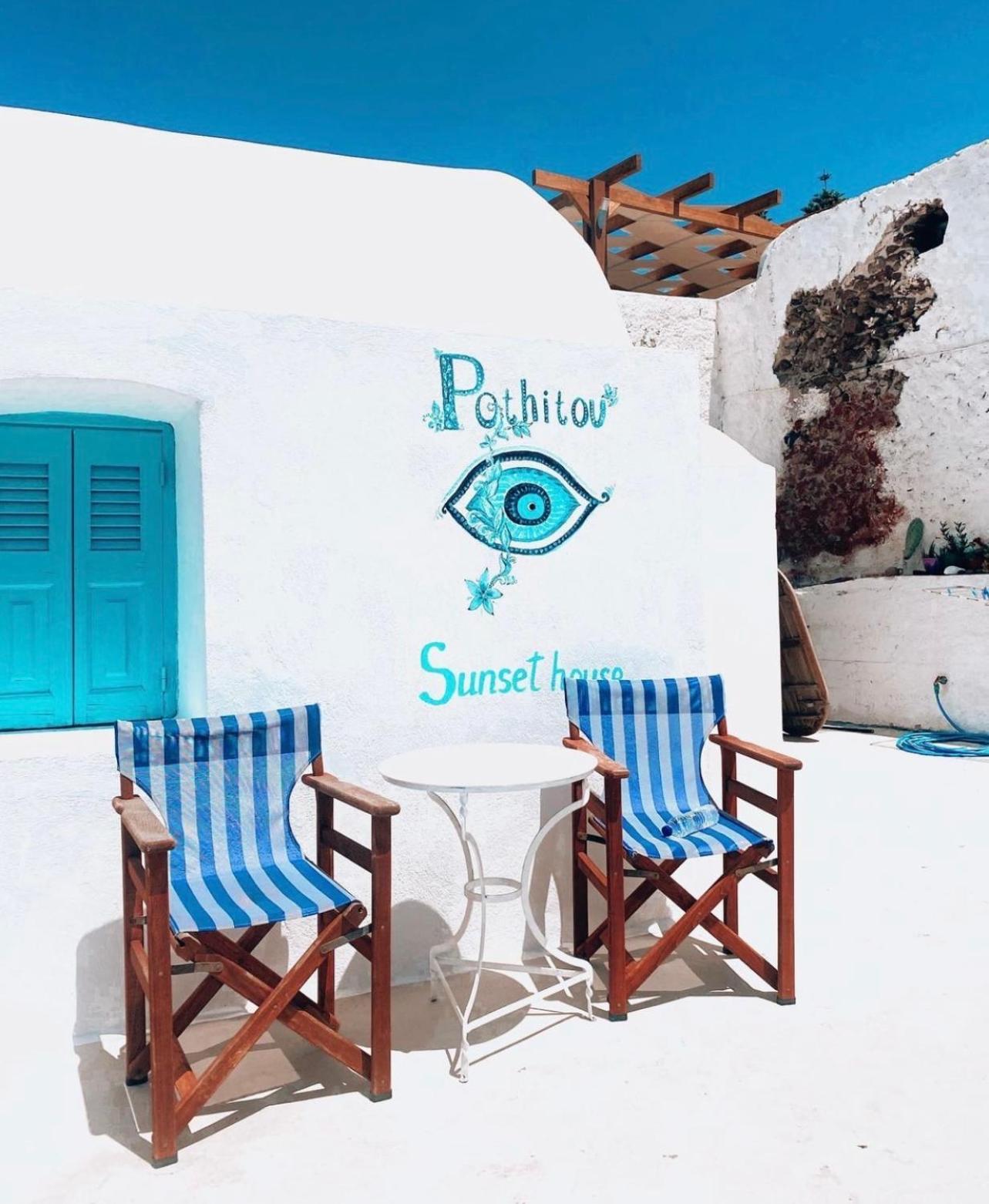 Oia Sunset House Pothitou Villa Exterior photo